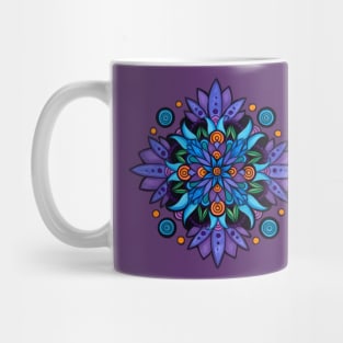 Blue Lotus Mandala Mug